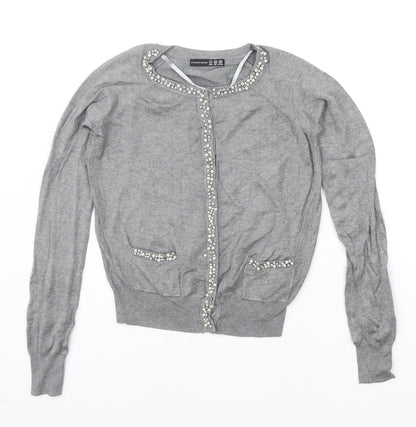 Womens UK Size 6 Atmosphere Grey Pullover Jumper