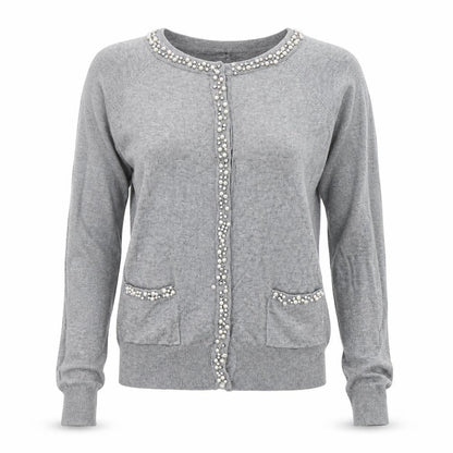 Womens UK Size 6 Atmosphere Grey Pullover Jumper