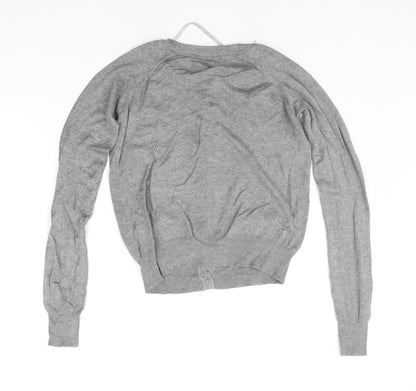 Womens UK Size 6 Atmosphere Grey Pullover Jumper