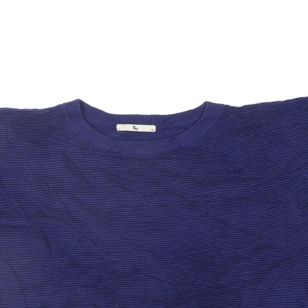 TU Womens Blue   Pullover Jumper Size 14