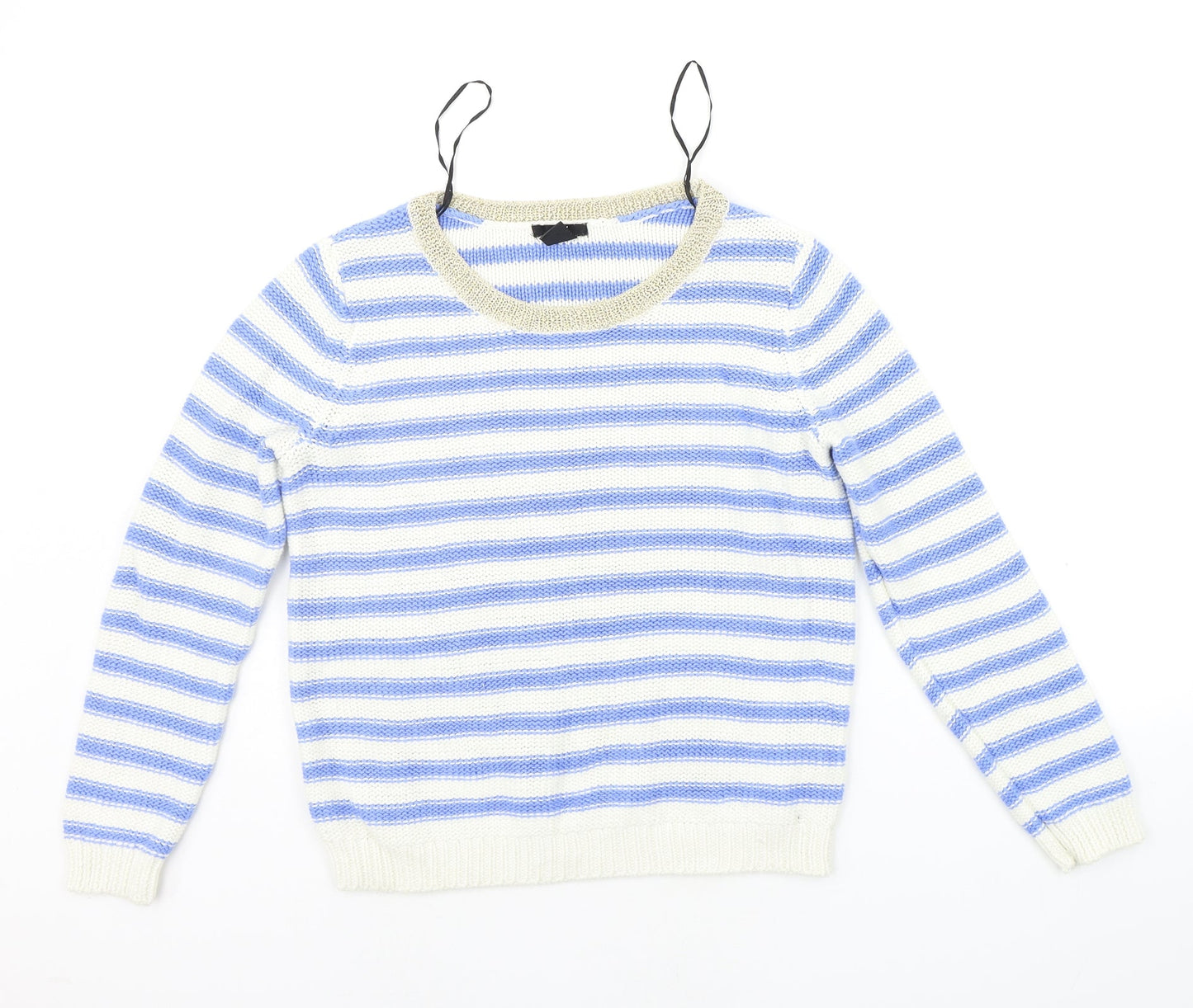 Womens UK Size S H&M Blue Henley Jumper