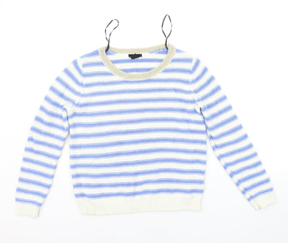 Womens UK Size S H&M Blue Henley Jumper