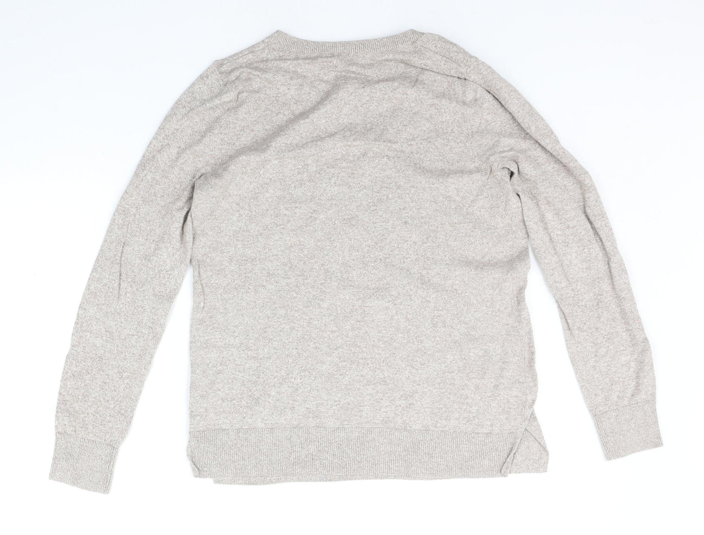 Womens UK Size M Preworn Beige Pullover Jumper