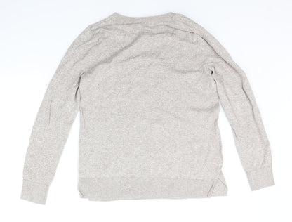 Womens UK Size M Preworn Beige Pullover Jumper