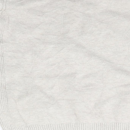 Brand and care label for Next girls’ beige jumper, size 10, years
