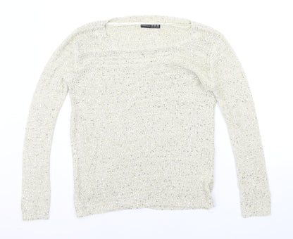 Womens UK Size 10 Atmosphere Gold Pullover Jumper