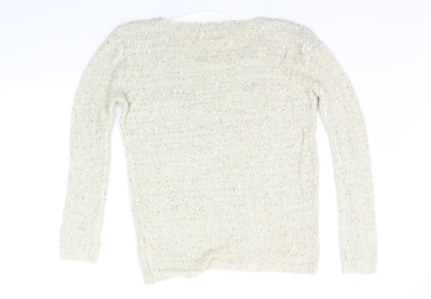 Womens UK Size 10 Atmosphere Gold Pullover Jumper