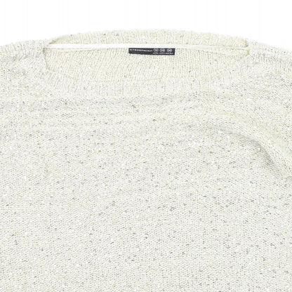 Womens UK Size 10 Atmosphere Gold Pullover Jumper