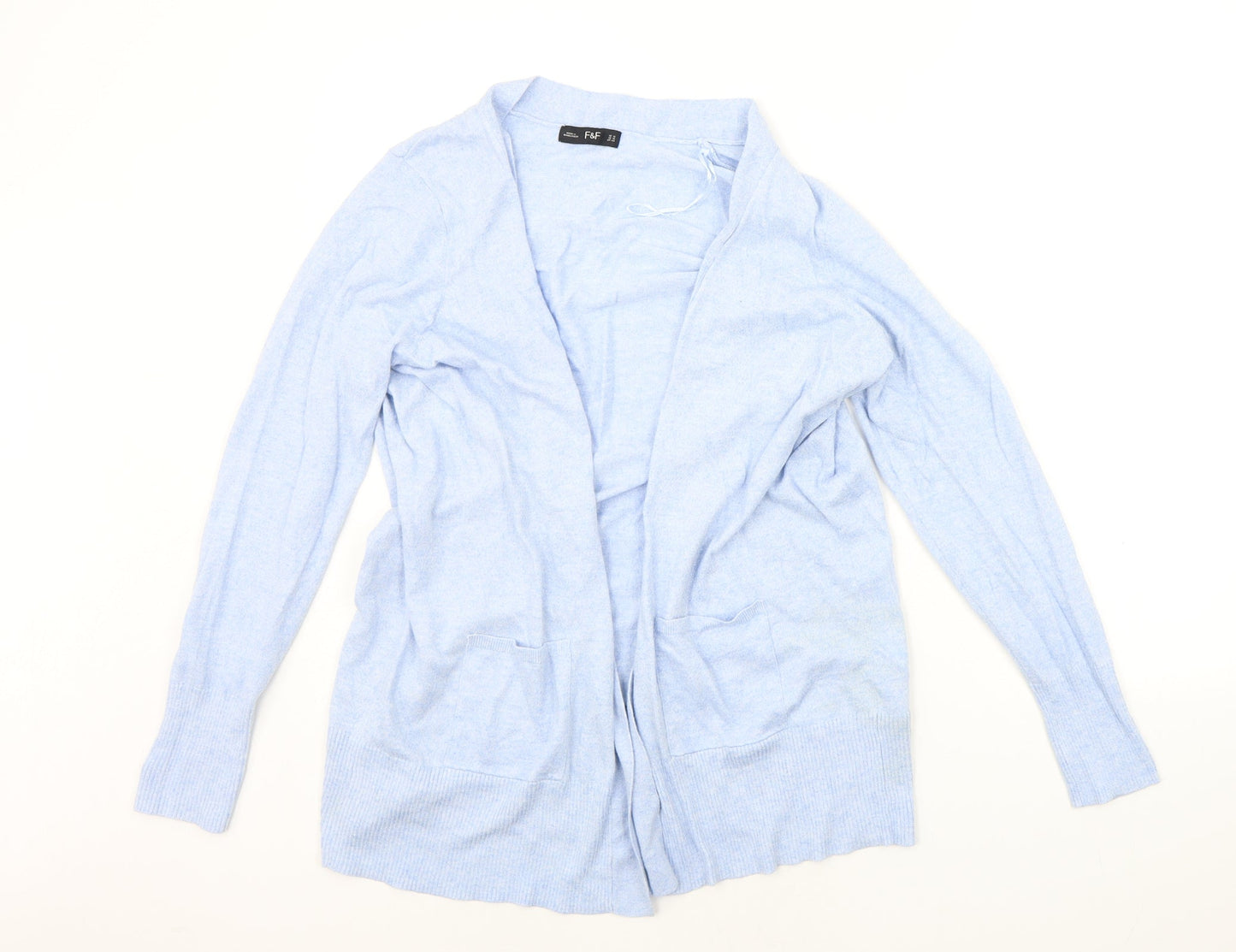 F&F Womens Black Houndstooth  Cardigan Jumper Size 16