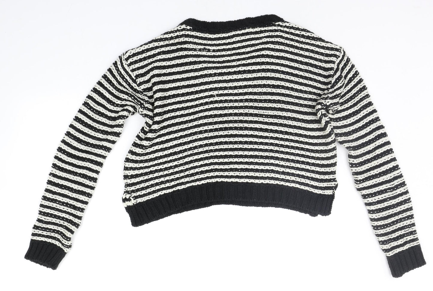 Womens UK Size 10 Topshop Black Pullover Jumper
