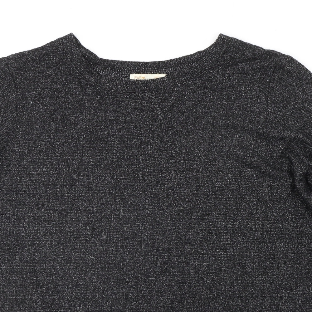 F&F Womens Black   Pullover Jumper Size 14