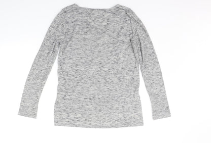 Womens UK Size M VILLA Grey Pullover Jumper