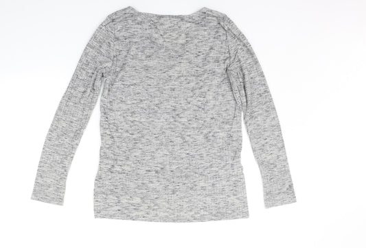 Womens UK Size M VILLA Grey Pullover Jumper