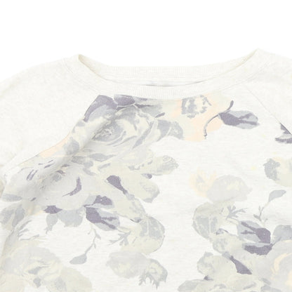 Aerie Womens Beige Floral  Pullover Jumper Size 12