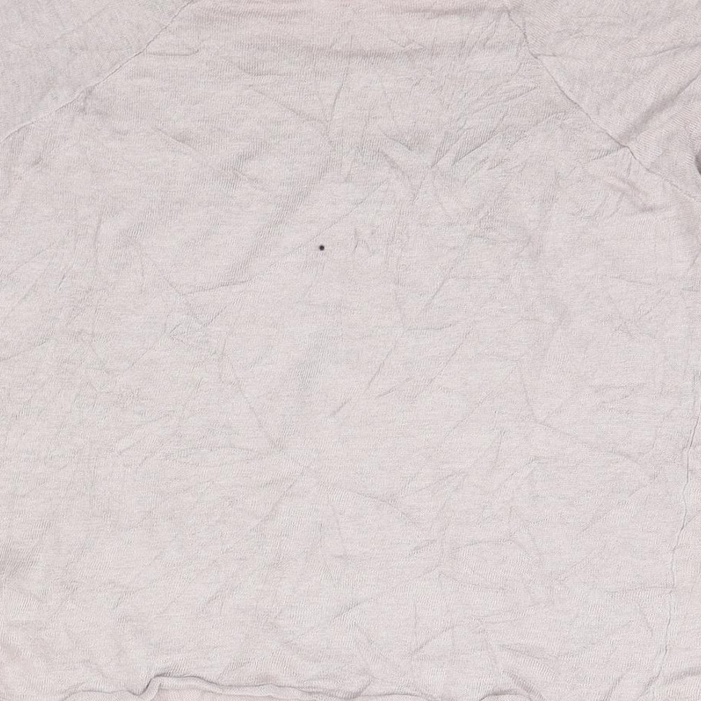 Womens UK Size 14 WRAP Beige Pullover Jumper