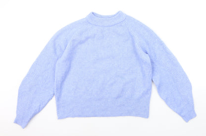 Womens UK Size M Marks and Spencer Blue Pullover Jumper