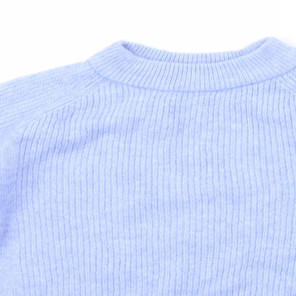Womens UK Size M Marks and Spencer Blue Pullover Jumper