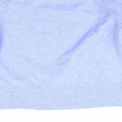 Womens UK Size M Marks and Spencer Blue Pullover Jumper