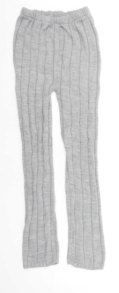 Womens UK Size M PRETTYLITTLETHING Regular Fit Jogger Grey Trousers