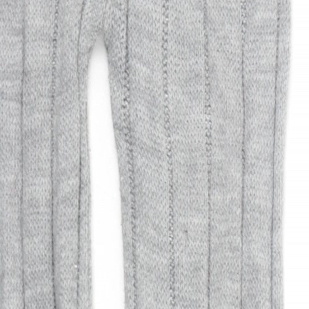 Womens UK Size M PRETTYLITTLETHING Regular Fit Jogger Grey Trousers