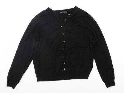 Womens UK Size 18 Marks and Spencer Black Cardigan Jumper