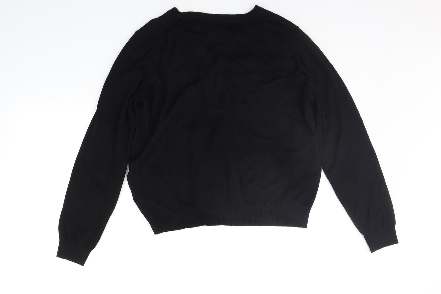 Womens UK Size 18 Marks and Spencer Black Cardigan Jumper