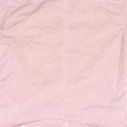 Mens UK Size S Burton Pink  Button-Up Short Sleeve Casual Shirt