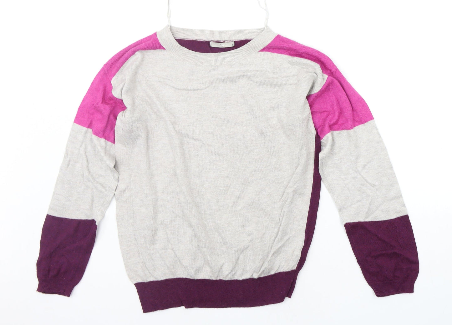 TU Womens Grey   Pullover Jumper Size 8