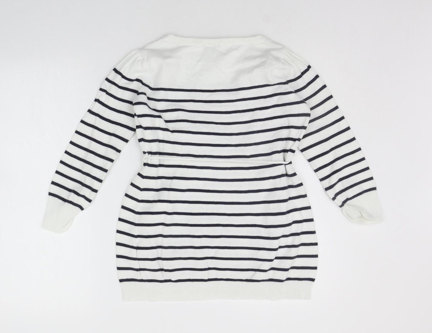 Womens UK Size S H&M White Pullover Jumper