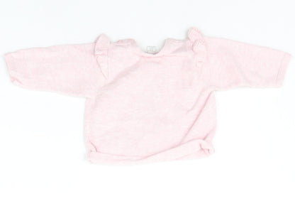 Pure Baby Baby Pink   Pullover Jumper Size 3-6 Months  - PENGUIN