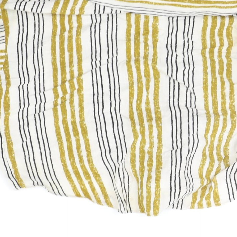 Primark Womens Orange Striped  Basic Blouse Size 12