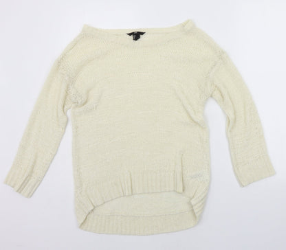 Womens UK Size S H&M Yellow Pullover Jumper