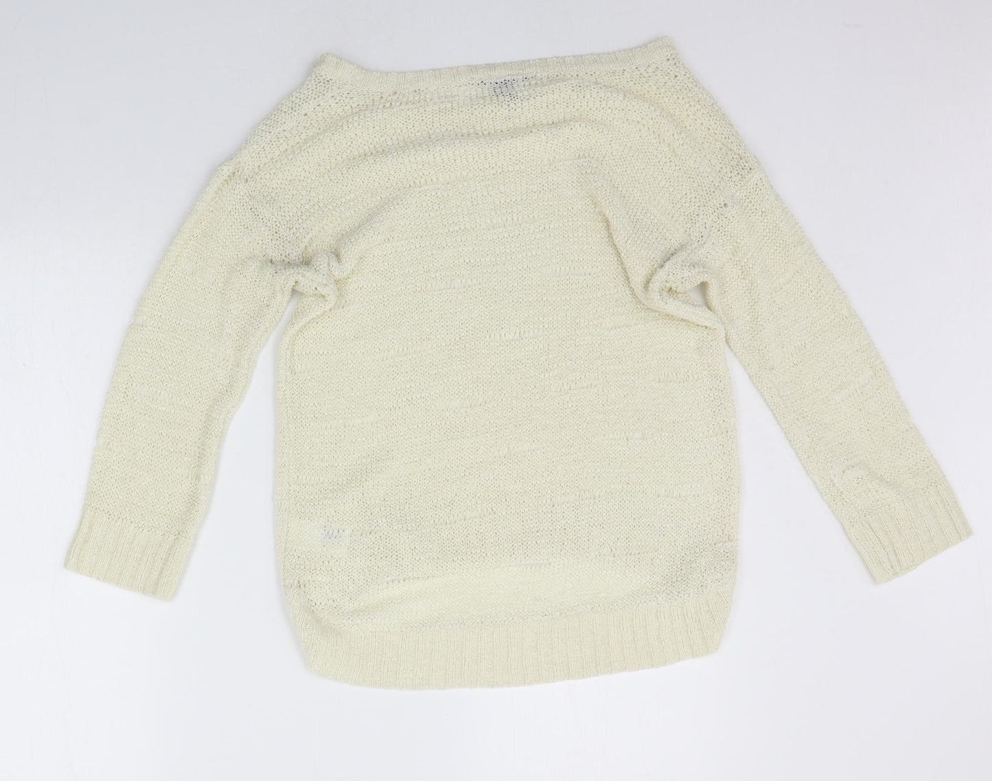 Womens UK Size S H&M Yellow Pullover Jumper