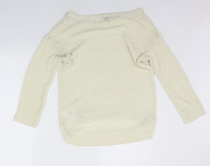 Womens UK Size S H&M Yellow Pullover Jumper