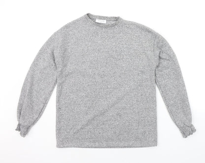 Womens UK Size 8 Papaya Grey Pullover Jumper