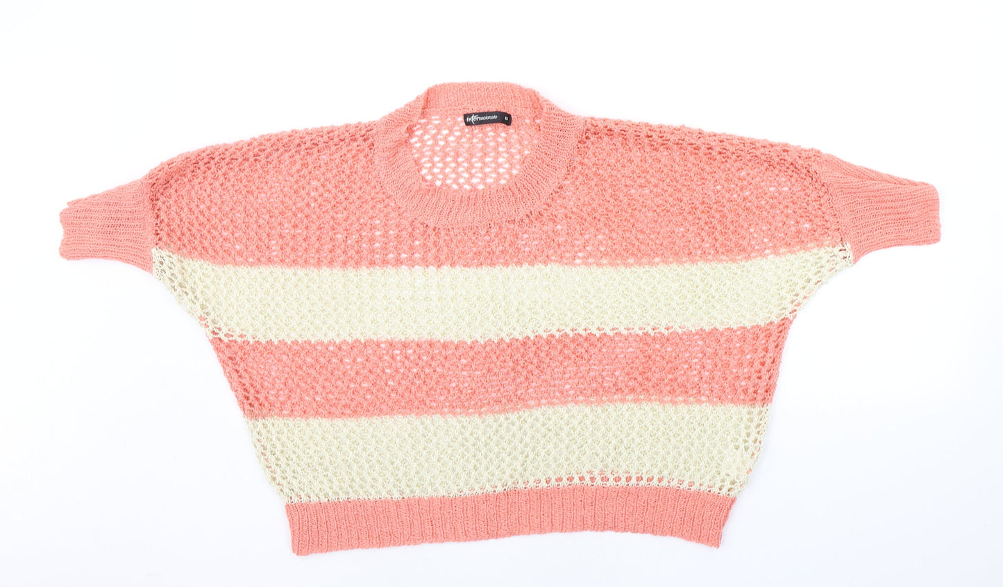Womens UK Size 10 Internacionale Orange Pullover Jumper