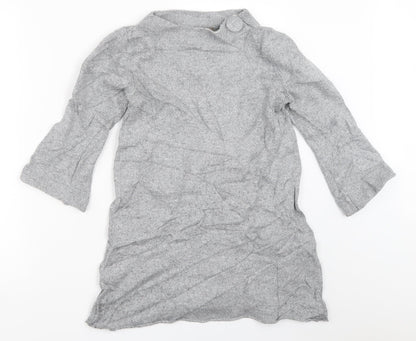 Womens UK Size 10 Marks and Spencer Grey Pullover Jumper