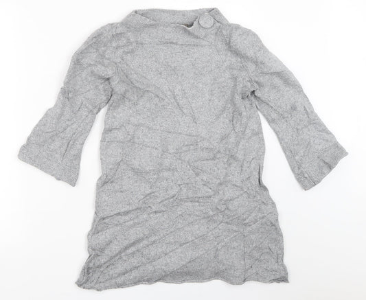 Womens UK Size 10 Marks and Spencer Grey Pullover Jumper