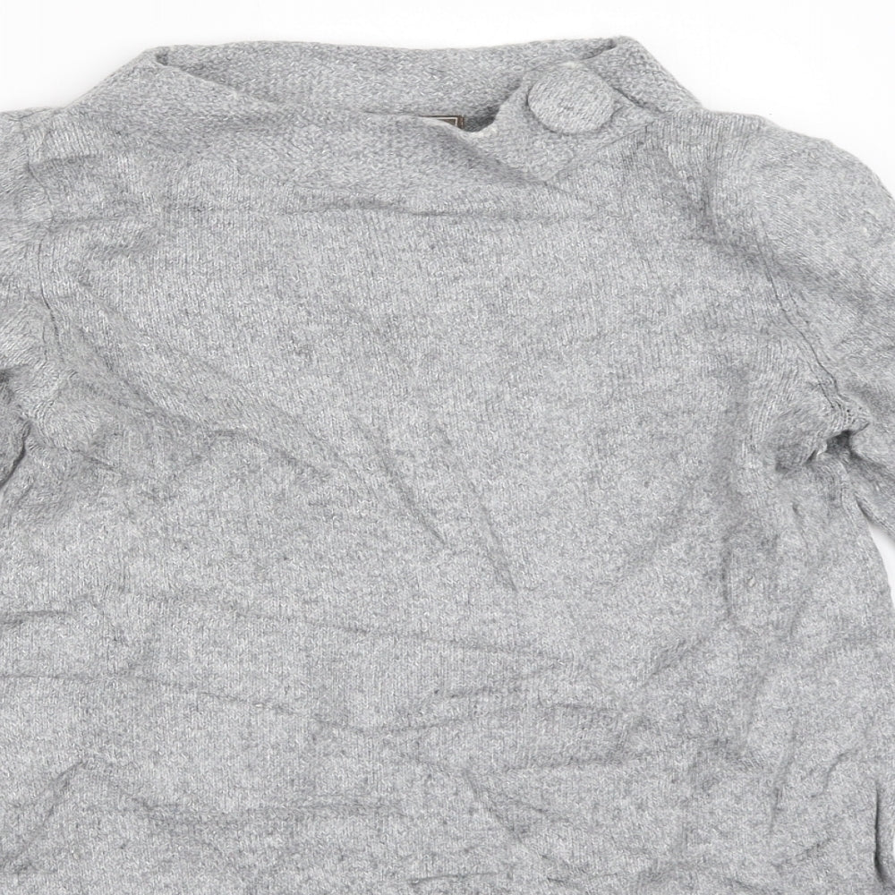 Womens UK Size 10 Marks and Spencer Grey Pullover Jumper