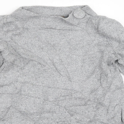 Womens UK Size 10 Marks and Spencer Grey Pullover Jumper