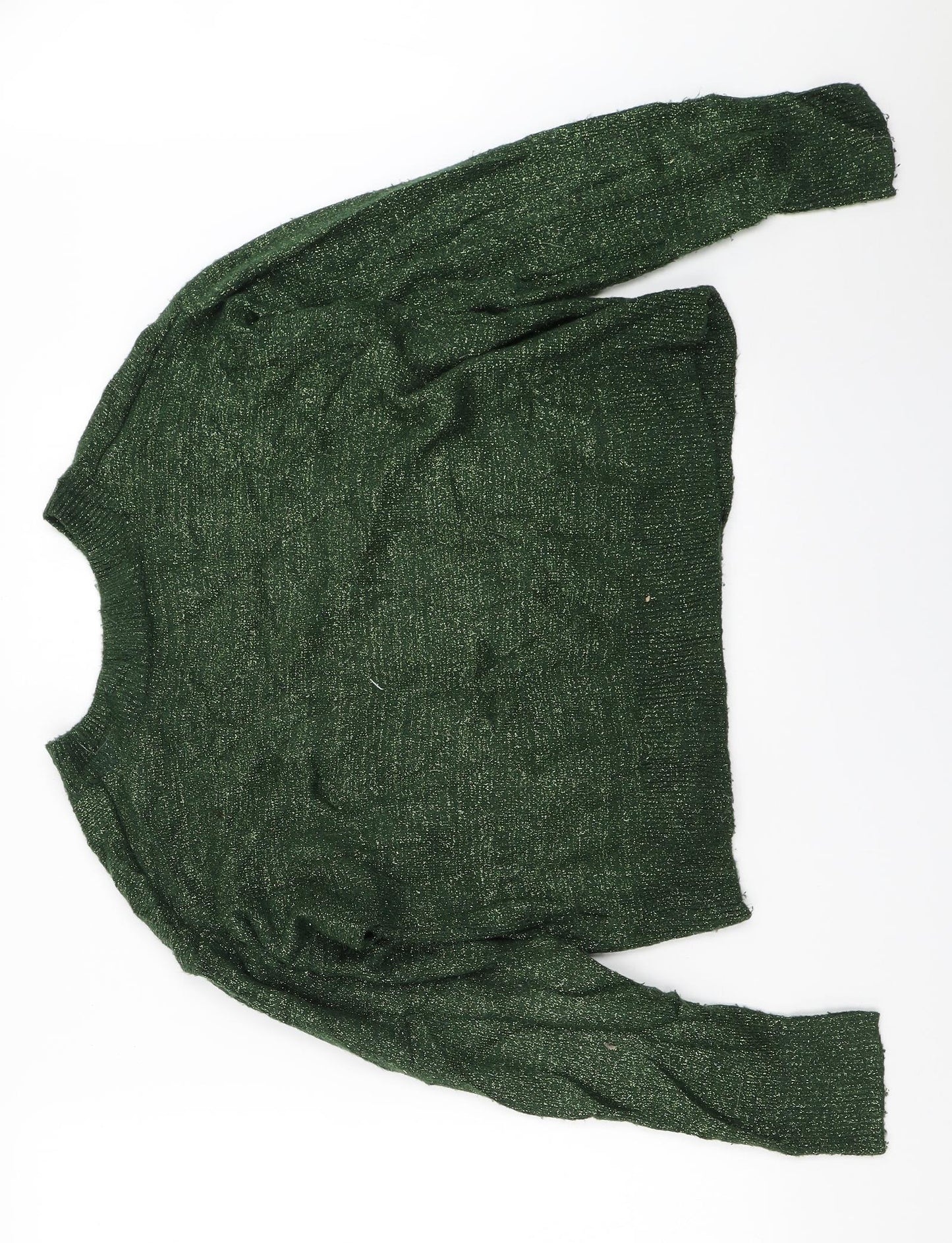 Womens UK Size S H&M Green Pullover Jumper