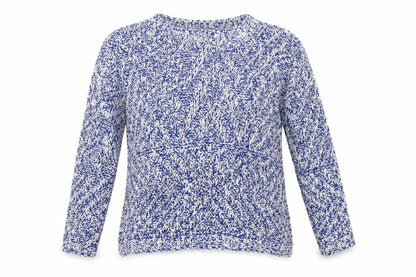 Womens UK Size S Mango Blue Pullover Jumper