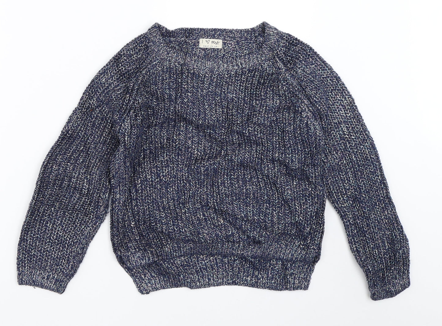 NEXT Girls Blue   Pullover Jumper Size 8 Years