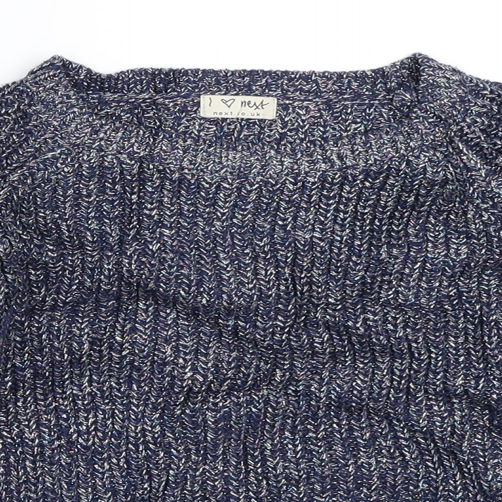 NEXT Girls Blue   Pullover Jumper Size 8 Years