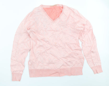 Avenue Womens Pink   Pullover Jumper Size S