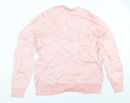 Avenue Womens Pink   Pullover Jumper Size S