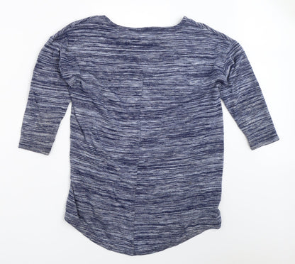 Womens UK Size 8 Marks and Spencer Blue Pullover Jumper