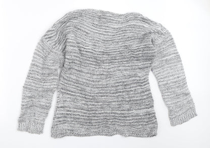 Boohoo Womens Grey   Pullover Jumper Size S