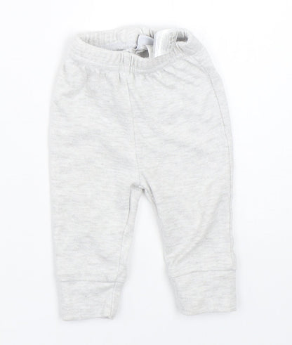 Rene Rafe Boys Grey   Jogger Trousers Size 3-6 Months