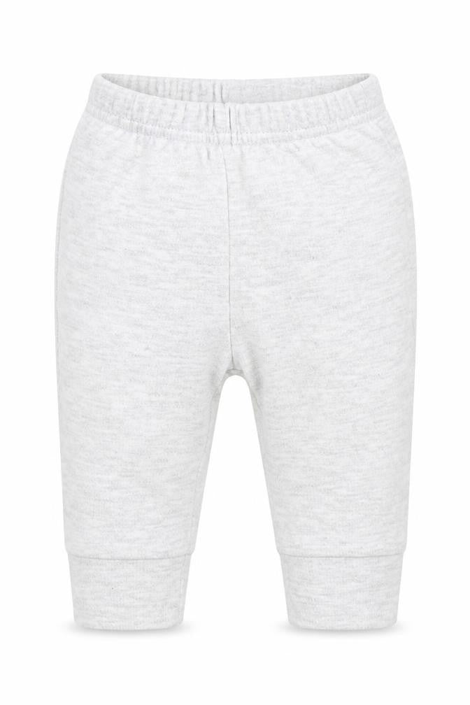 Front view of Rene Rafe boys’ grey jogger trousers, size 3-6, months